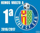 Хетафе Клуб де Футбол возвращается в испанском первом дивизионе в год после ее происхождения, выиграйте плей-офф для продвижения 2016-2017
